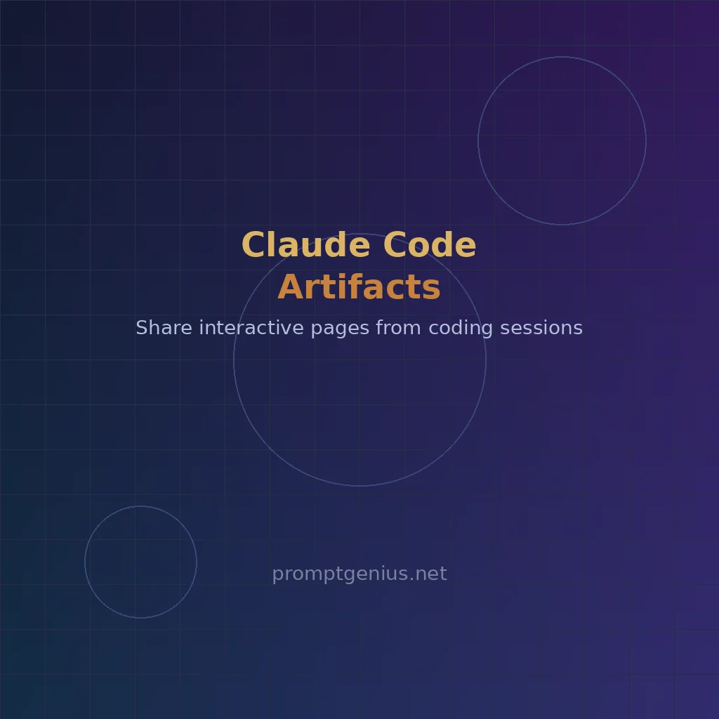Anthropic brings Artifacts to Claude Code — sharing interactive pages from coding sessions