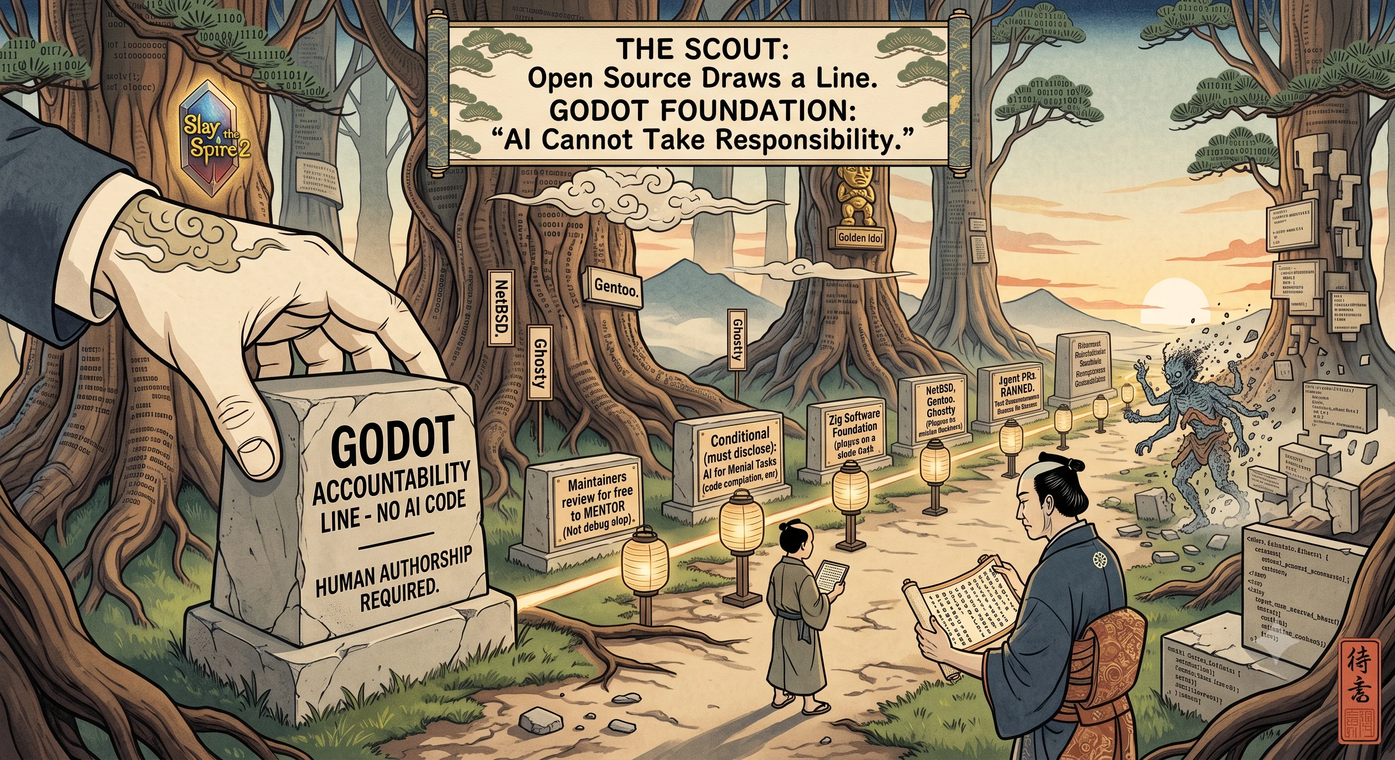 Godot Just Banned AI-Authored Code — and Open Source Is Drawing a Line