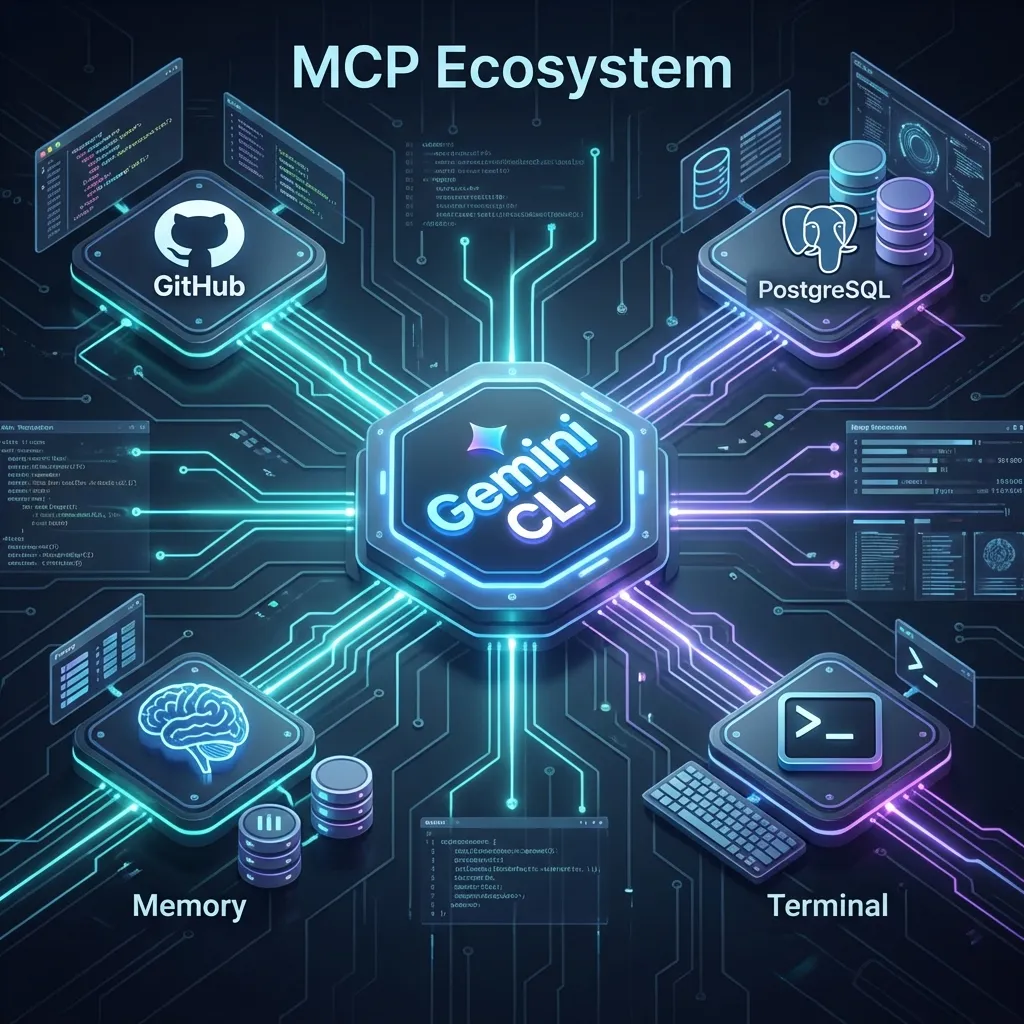 Diagram of the Model Context Protocol (MCP) ecosystem