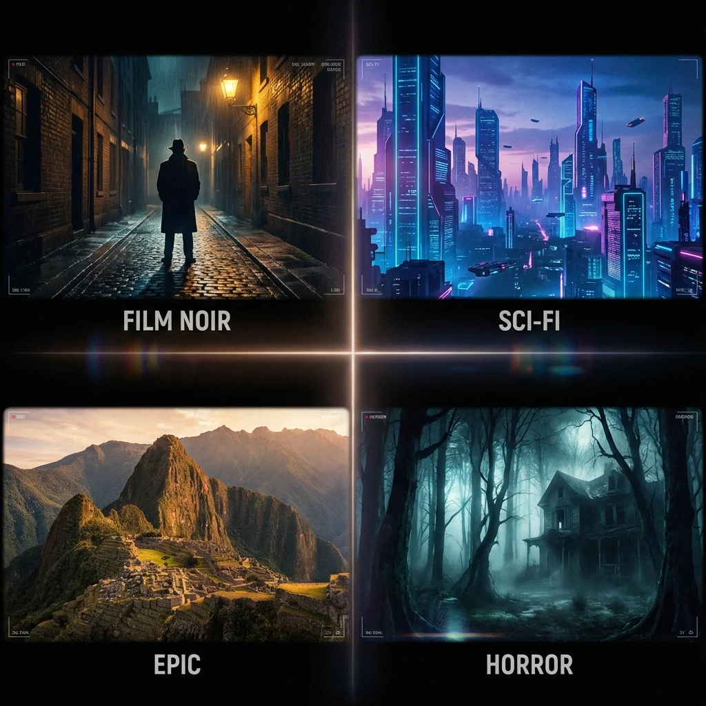 Cinematic SREF Codes for Midjourney Film-Quality AI Art