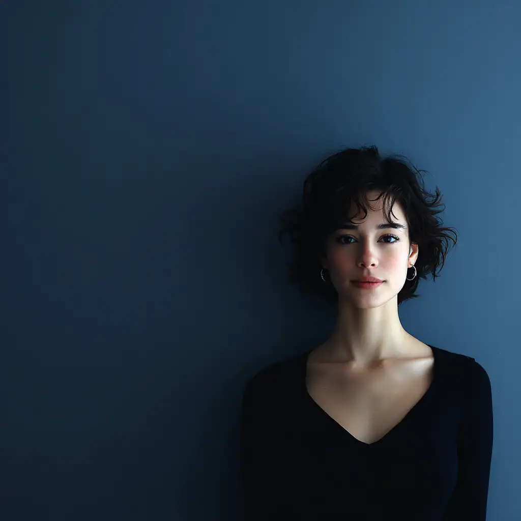 Portrait with soft window light