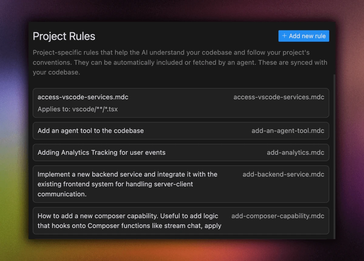 Project Rules